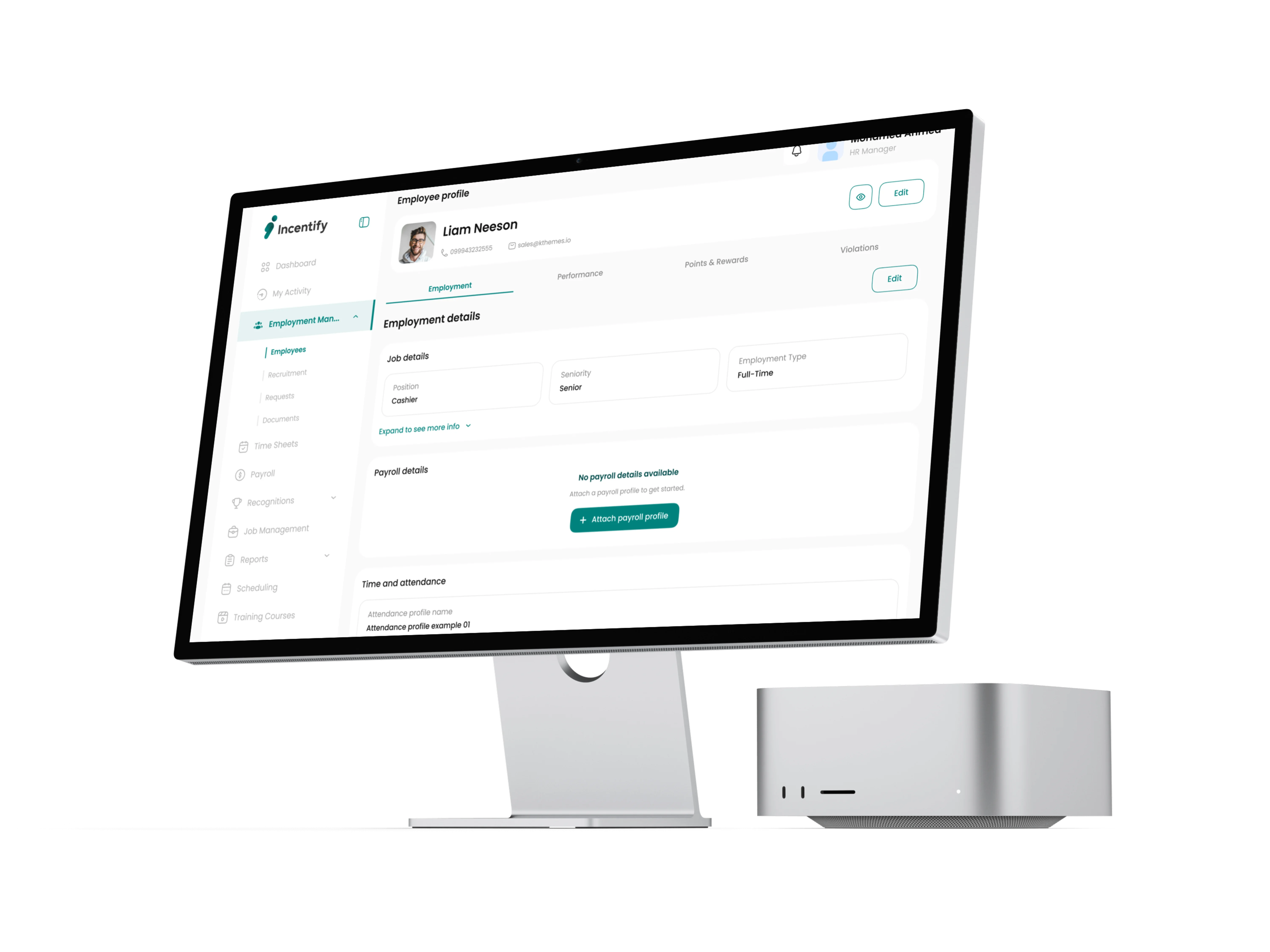 Access Control screen 2